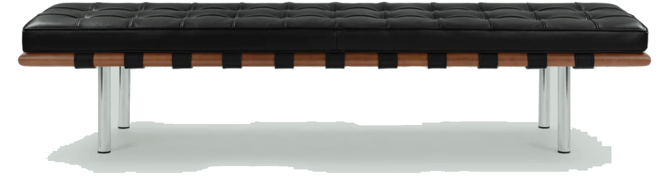 Bench sitting in gallery